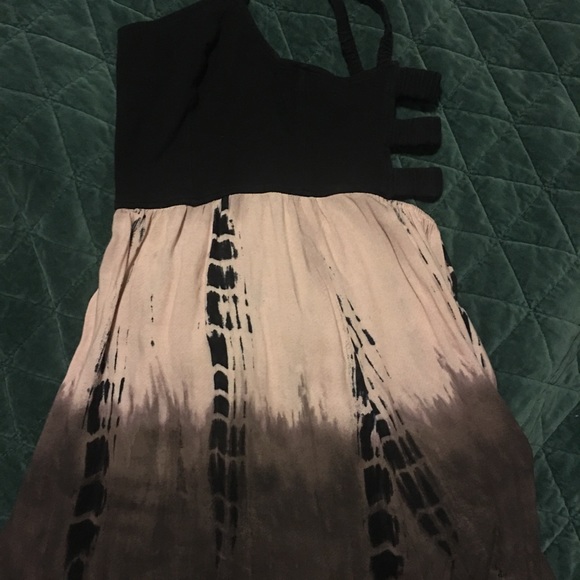 American Eagle pink tie dye summer dress cotton - Picture 3 of 3